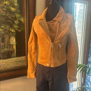 Blank NYC Women's Leather Jacket - Tan